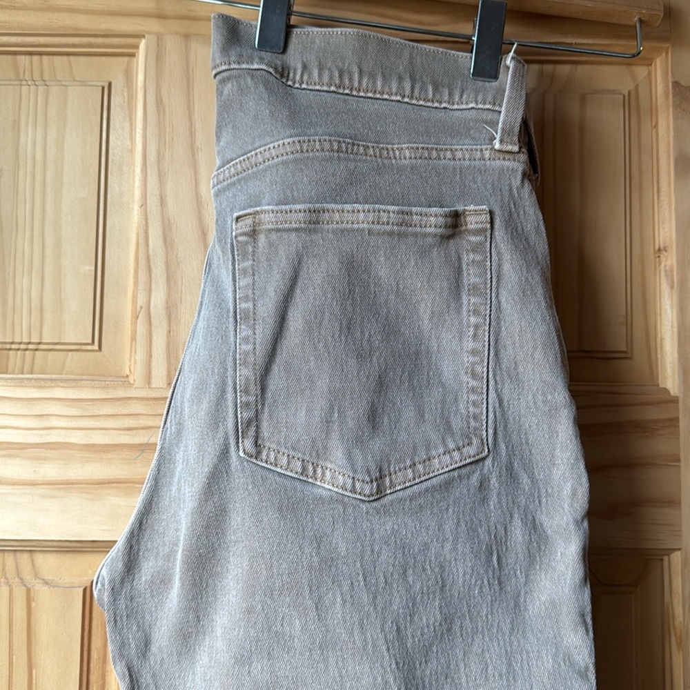 Gap beige brownish grey straight jeans